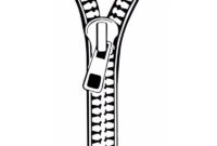 zipper coloring page zipper coloring page