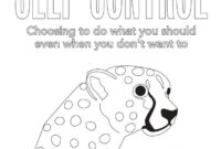 self control coloring pages self control coloring pages