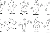 dessin a colorier avec chiffre