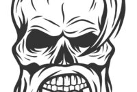 skeleton face coloring pages skeleton face coloring pages