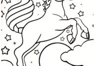 unicorn with stars coloring pages unicorn with stars coloring pages