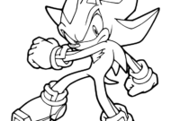 sonic shadow coloring pages sonic shadow coloring pages