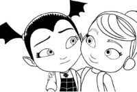 vampirina coloring pages