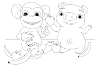 mochi coloring pages mochi coloring pages
