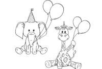 coloriage animaux etre heureux