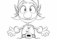 elves coloring pages elves coloring pages