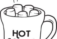 hot chocolate coloring pages hot chocolate coloring pages