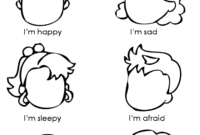 feelings coloring pages for kindergarten feelings coloring pages for kindergarten