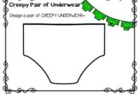 creepy underwear coloring page creepy underwear coloring page