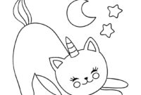 caticorn coloring pages