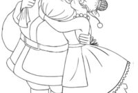 mrs santa claus coloring pages