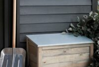 coffre de jardin bois