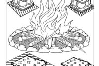 smore coloring page smore coloring page