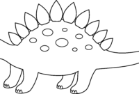 stegosaurus coloring pages stegosaurus coloring pages