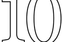 number 10 coloring page number 10 coloring page