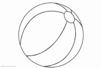 beach ball coloring page beach ball coloring page
