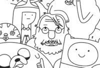 coloring pages adventure time
