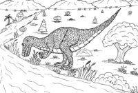 baryonyx coloring page