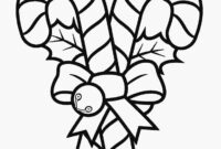 candy cane coloring page pdf