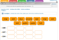 coloriage magique ecriture des nombres en lettres