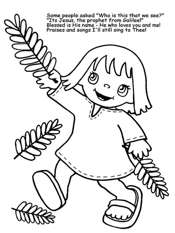 Palm Sunday Coloring Pages - Best Coloring Pages For Kids
