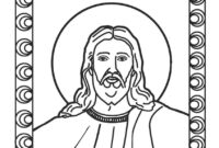 jesus christ coloring page jesus christ coloring page