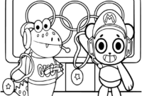coloring sheet combo panda coloring pages