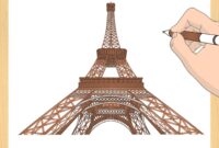 comment dessiner tour eiffel comment dessiner tour eiffel