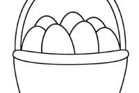 easter basket printable coloring pages easter basket printable coloring pages