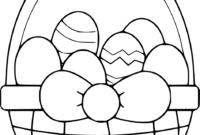 printable easter basket coloring pages printable easter basket coloring pages