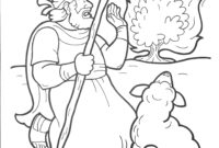 moses and the burning bush coloring page