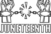 juneteenth flag coloring pages juneteenth flag coloring pages