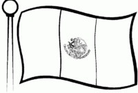 mexican flag color page mexican flag color page