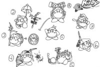 kirby free coloring pages kirby free coloring pages