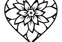 coloring pages hearts and flowers coloring pages hearts and flowers