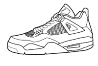 nike sneaker coloring pages nike sneaker coloring pages