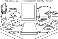 nowruz coloring pages