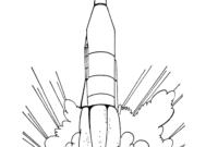 rocketship coloring pages