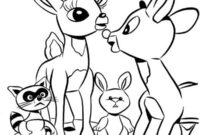 rudolph the red nosed reindeer coloring pictures rudolph the red nosed reindeer coloring pictures