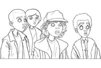 stranger things coloring pages steve
