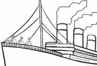titanic coloring pages free