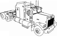 fall truck coloring page fall truck coloring page