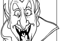scary vampire coloring pages scary vampire coloring pages