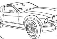 mustang color pages mustang color pages