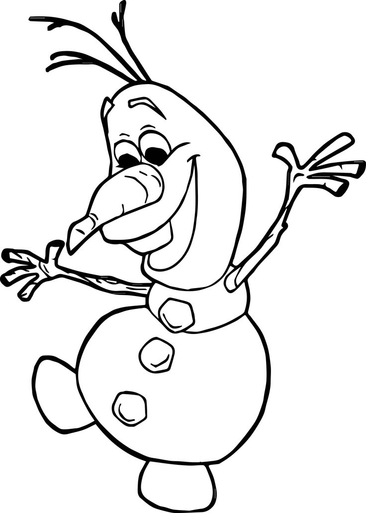 nice Frozen Olaf Coloring Page | Frozen coloring pages, Frozen coloring