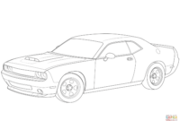 dodge challenger coloring page dodge challenger coloring page
