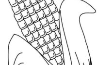corn coloring page corn coloring page