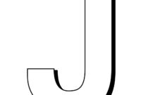 j coloring page