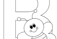 letter b printable coloring pages letter b printable coloring pages