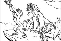 rafiki lion king coloring pages